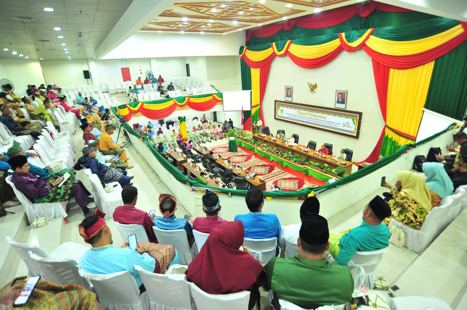 DPRD Inhil Gelar Rapat Paripurna dalam Rangka Milad ke 59 tahun 2024