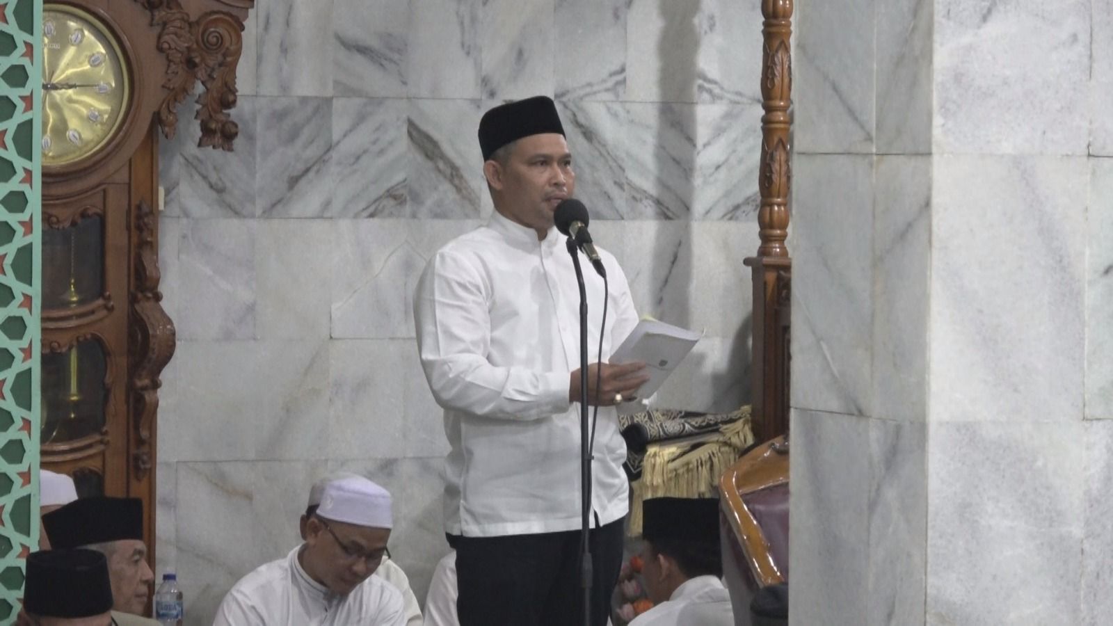 Bupati Indragiri Hilir Diwakili Staf Ahli Hadiri Peringatan Maulid Nabi Muhammad SAW di Masjid Ad-Da’wah Kampung Jawa