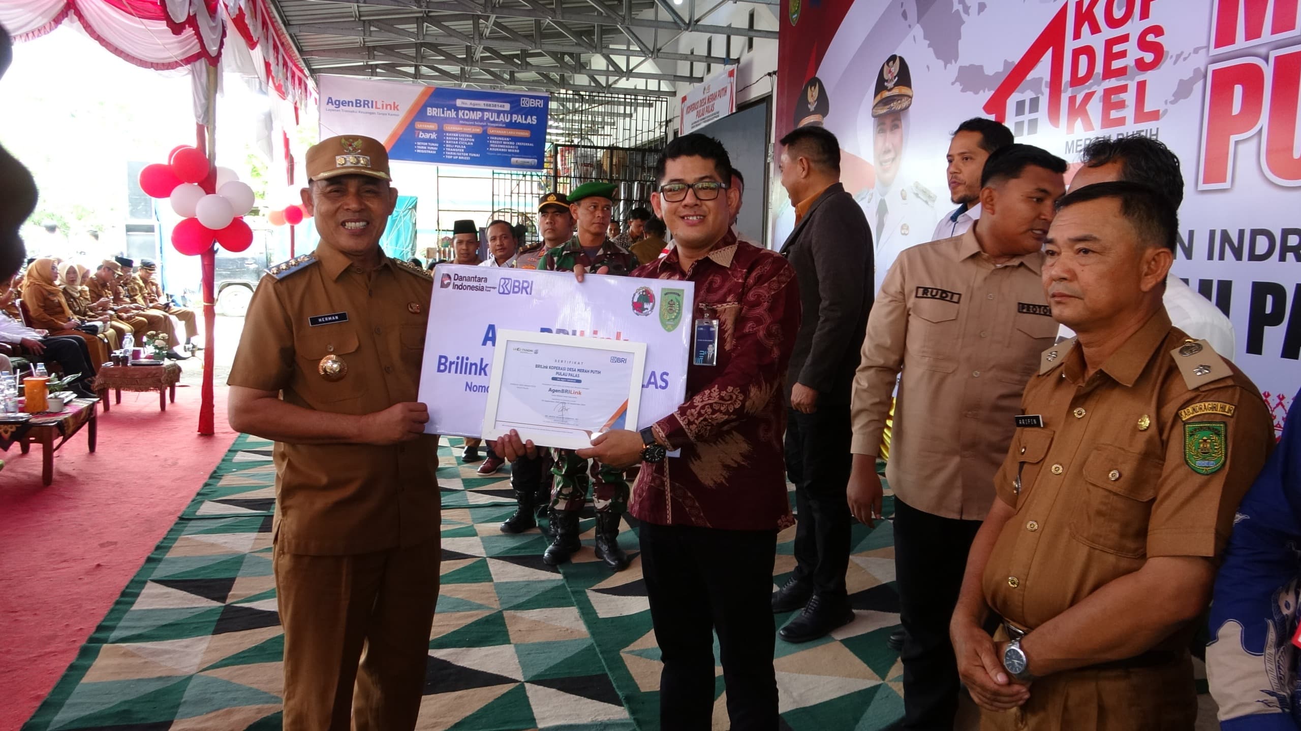 Dukung Instruksi Presiden, Pemkab Inhil Resmikan Operasional Koperasi Merah Putih