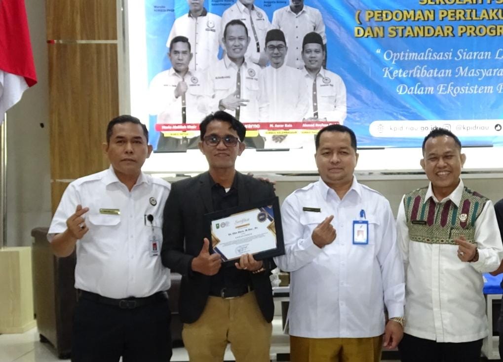 Kadis Kominfo Inhil Beserta Tim Ikuti Sekolah P3SPS Pedoman Perilaku Penyiaran